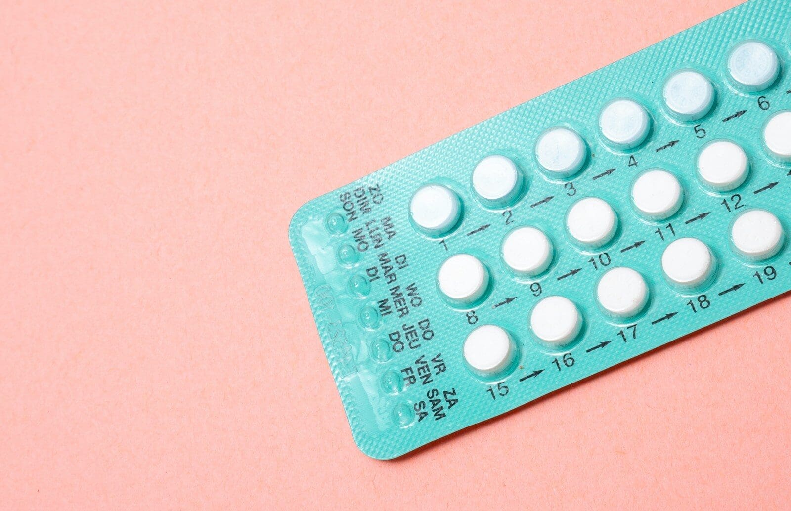 Photo by Reproductive Health Supplies Coalition blue and white labeled blister pack. Hormonal medication can throw off some hormone testing and panels.